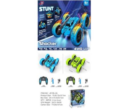 2.4G DOUBLE SIDED STUNT VEHICLE (INCLUDING POWER SUPPLY)