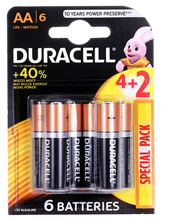 Bateria Duracell Basic K6 LR6/6szt